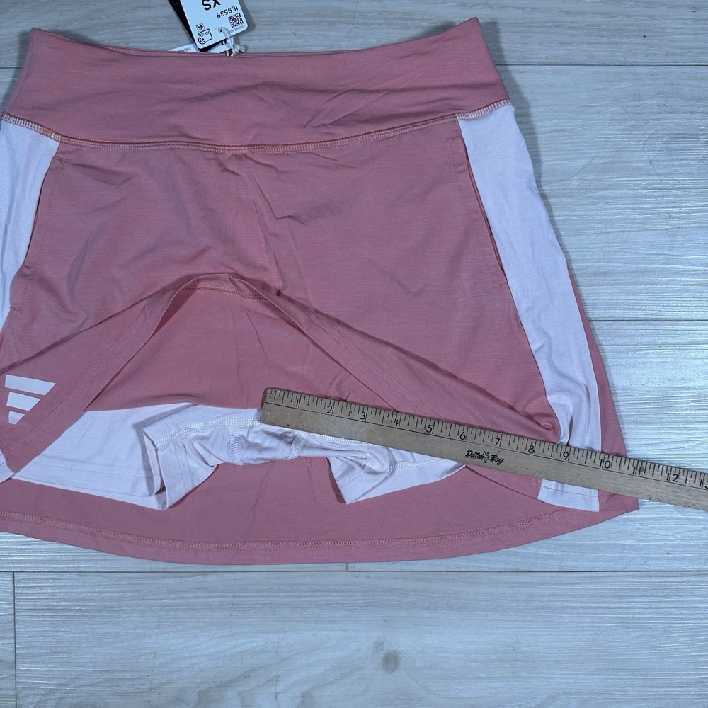 ADIDAS WOMEN'S PINK SKORT SIZE XS GOLF TENNIS PICKLEBALL STRETCH EUC SPRING - Picture 6 of 6